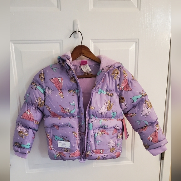 Disney Other - Disney Purple Princess Puffer Coat